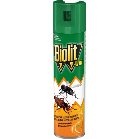 Biolit Uni 400ml spray pomeranč | Chemické výrobky - Hubiče, odpuz.hmyzu, šampony pro psy Biolit Uni 400ml spray pomeranč | Chemické výrobky - Hubiče, odpuz.hmyzu, šampony pro psy